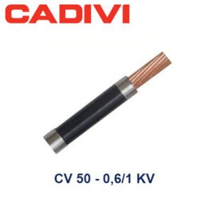 Dây điện đơn Cadivi Cu/PVC CV-50 - 0.6/1KV