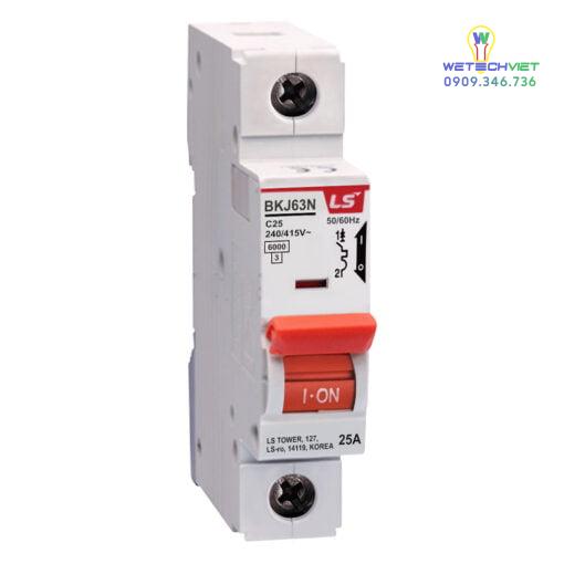 Bkj63N-1P25A Cầu Dao Điện 1P 25A 6Ka Ls