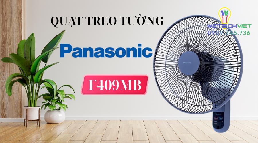 Quạt Treo Tường Màu Xanh Có Remote Panasonic F409Mb 12 Quạt Treo Tường Màu Xanh Có Remote Panasonic F409Mb