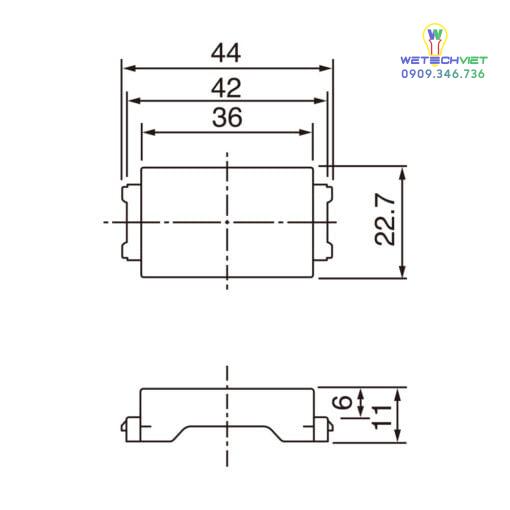 Nut Trong Panasonic Weg3020Sw Wide Series 2