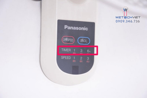 Quat Treo Tuong Mau Xam Co Remote Panasonic F409Mg 2