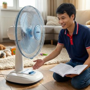 Hướng Dẫn Cách Sử Dụng Và Bảo Dưỡng Quạt Senko B1616 Tại Nhà Đúng Cách
