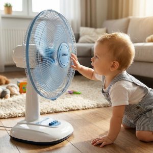 Lồng Quạt Bàn Senko B1616 Được Gia Công Kỹ Lưỡng, Đảm Bảo An Toàn Tuyệt Đối Trong Quá Trình Sử Dụng