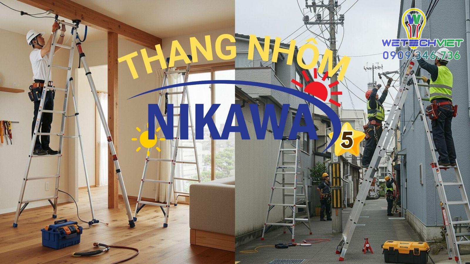 Giới thiệu thang nhôm Nikawa