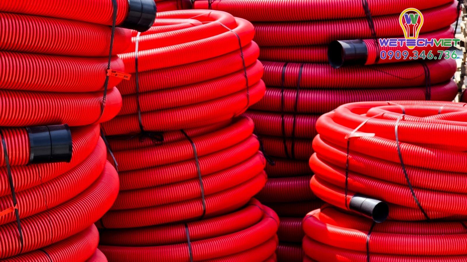 Ống luồn dây điện Sino hình xoắn HDPE