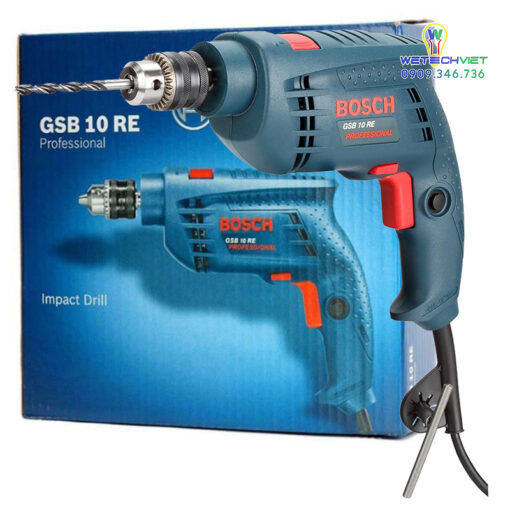Máy Khoan Động Lực Bosch Gsb 10 Re (Hộp Giấy)