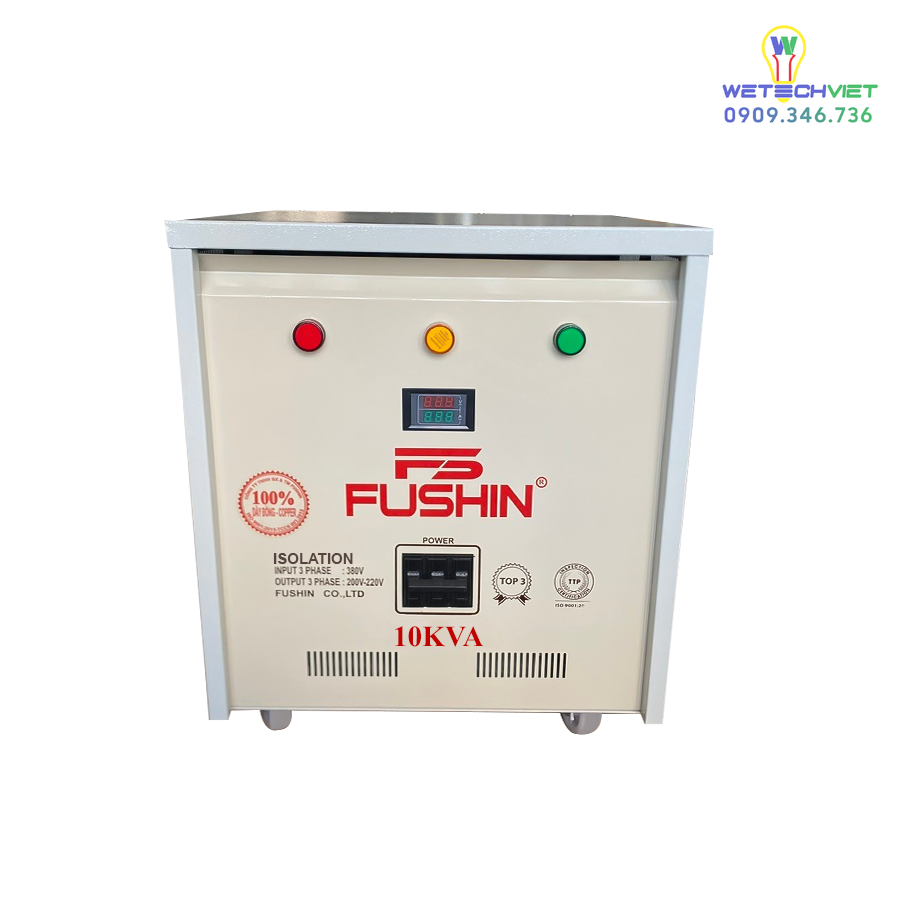 Biến Áp Cách Ly 3 Pha 690V/380V 10Kva Fushin - Dây Đồng S.iicc3P-10K69/38 6 S.iicc3P-10K69/38