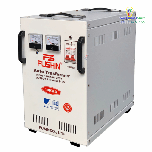 Biến Áp 1 Pha Tự Ngẫu 10Kva Fushin 110V/220V - Thông Dụng Bal1P-10K11/22 - Hình Ảnh 2