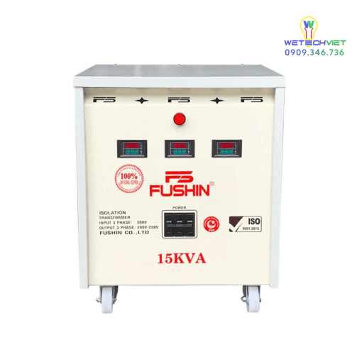 Biến Áp Cách Ly 3 Pha 690V/380V 15Kva - Dây Đồng Fushin S.iicc3P-15K69/38