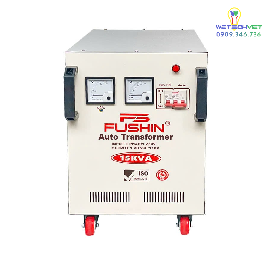 Biến Áp 1 Pha Tự Ngẫu 15Kva Fushin 110V/220V - Thông Dụng Bal1P-15K11/22 6 Bal1P-15K11/22