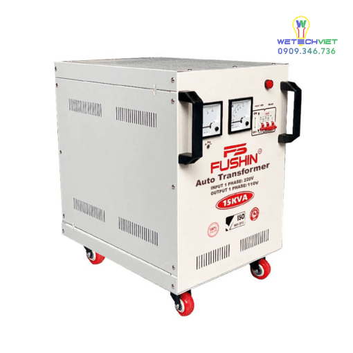 Biến Áp 1 Pha Tự Ngẫu 15Kva Fushin 110V/220V - Dây Đồng Bcu1P-15K11/22 - Hình Ảnh 2