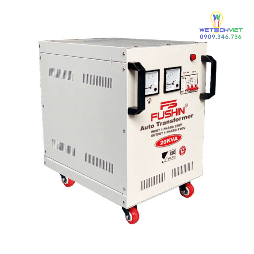 Biến Áp 1 Pha Tự Ngẫu 20Kva Fushin 110V/220V - Thông Dụng Bal1P-20K11/22 - Hình Ảnh 2