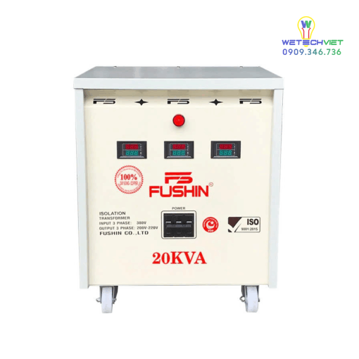 Biến Áp Cách Ly 3 Pha 690V/380V 20Kva - Dây Đồng Fushin S.iicc3P-20K69/38