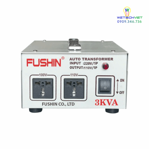 Biến Áp 1 Pha Tự Ngẫu 3Kva Fushin 110V/220V - Thông Dụng Bal1P-3Kva11/22