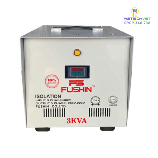 Biến Áp Cách Ly 3 Pha 690V/380V 3Kva Fushin- Dây Đồng S.iicc3P-3K69/38