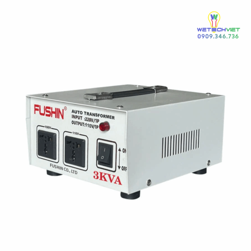 Biến Áp 1 Pha Tự Ngẫu 3Kva Fushin 110V/220V - Thông Dụng Bal1P-3Kva11/22 - Hình Ảnh 2