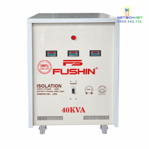 Biến Áp Cách Ly 3 Pha 690V/380V 40Kva - Dây Đồng Fushin S.iicc3P-40K69/38