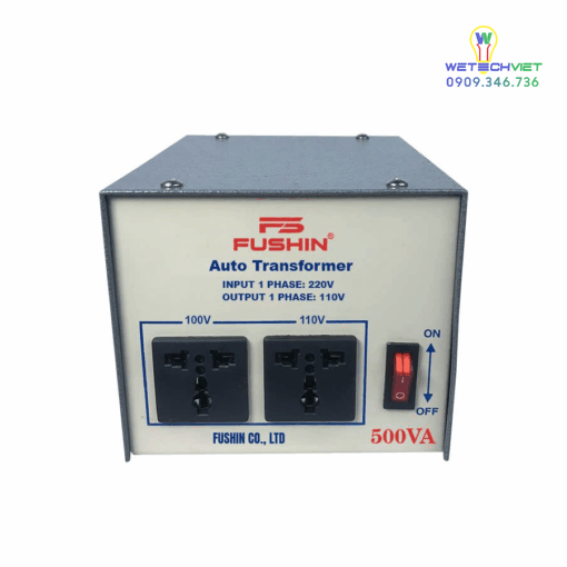 Biến Áp 1 Pha Tự Ngẫu 500Va Fushin 110V/220V - Thông Dụng Bal1P-500Va11/22