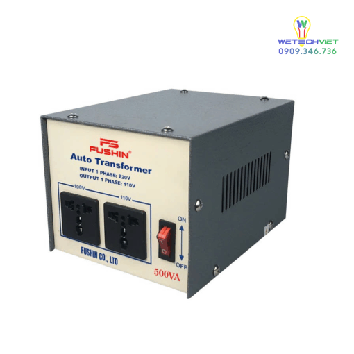 Biến Áp 1 Pha Tự Ngẫu 500Va Fushin 110V/220V - Thông Dụng Bal1P-500Va11/22 - Hình Ảnh 2