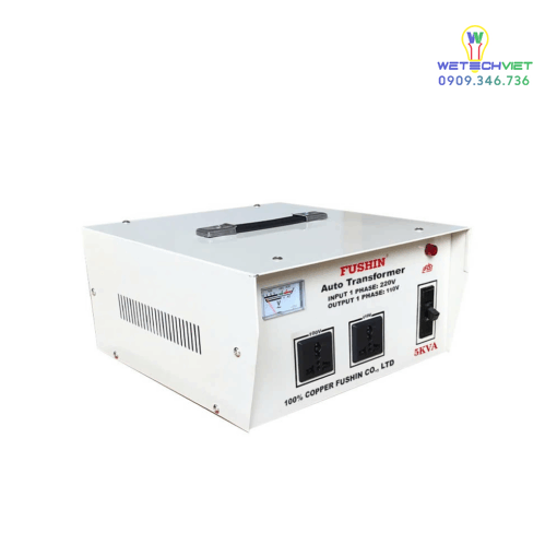 Biến Áp 1 Pha Tự Ngẫu 5Kva Fushin 110V/220V - Dây Đồng Bcu1P-5K11/22 - Hình Ảnh 2