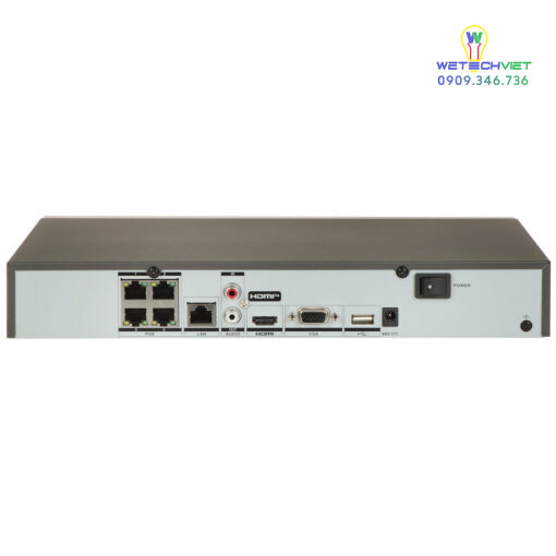 Đầu Ghi Hình Ip 4 Kênh Acusense Hikvision Ds-7604Nxi-K1 - Hình Ảnh 2