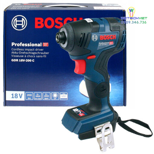 Máy Vặn Vít Dùng Pin Bosch Gdr 18V-200 C (Solo)