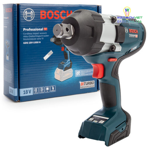Máy Siết Bu Lông Dùng Pin Bosch Gds 18V-1050 H (Solo)