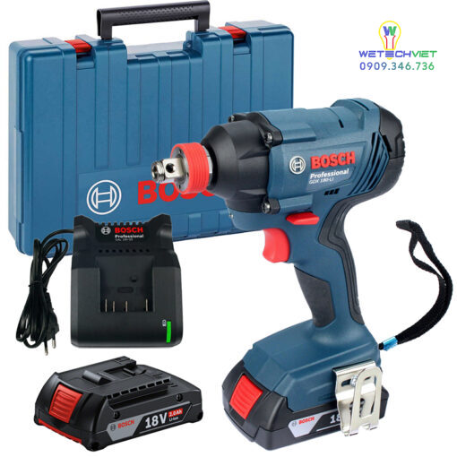 Máy Siết Bu Lông Dùng Pin Bosch Gdx 180-Li