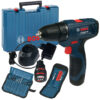 Máy khoan vặn vít dùng pin Bosch GSR 120-LI GEN II (kèm bộ phụ kiện)