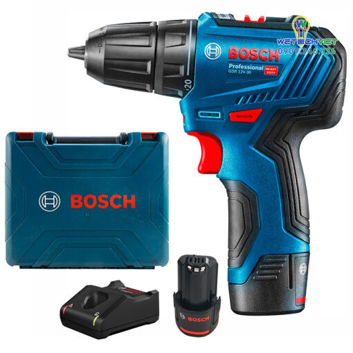 Máy Khoan Vặn Vít Dùng Pin Bosch Gsr 12V-30