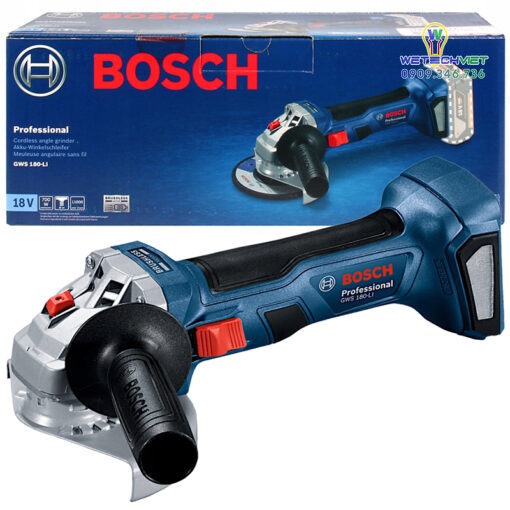 Máy Mài Góc Dùng Pin Bosch Gws 180-Li (Solo)