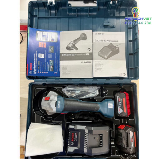 Máy Mài Góc Dùng Pin Bosch Gws 18V-10 - Hình Ảnh 2