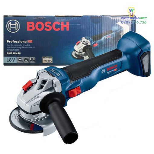Máy Mài Góc Dùng Pin Bosch Gws 18V-10 (Solo)