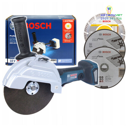 Máy Mài Góc Dùng Pin Bosch Gws 18V-180 Pc (Solo) - Hình Ảnh 2