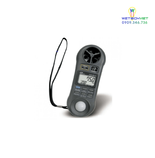 Máy Đo Tốc Độ Gió, Ánh Sáng, Độ Ẩm, Nhiệt Độ Lutron Lm-8010 - Hình Ảnh 2
