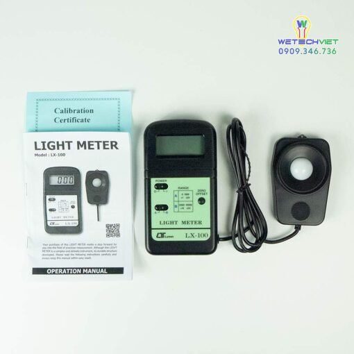 Máy Đo Cường Độ Ánh Sáng Lutron Lx-100 - Hình Ảnh 2