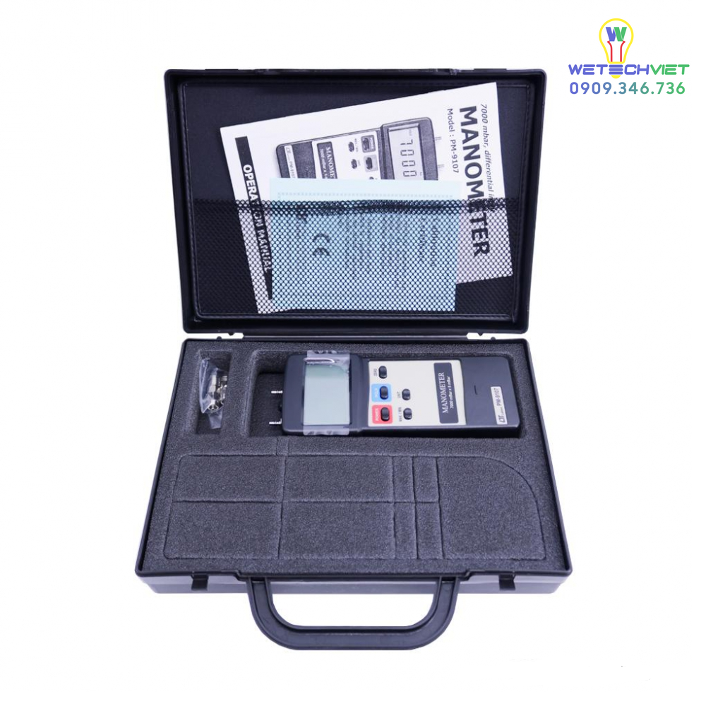 Máy Đo Áp Suất Chênh Lệch Lutron Pm-9107 6 Pm-9107