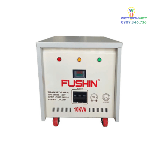 Biến Áp Tự Ngẫu 3 Pha 440V/220V 10Kva Fushin - Thông Dụng S.iial1-3P-10K44/22
