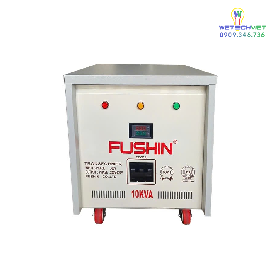 Biến Áp Tự Ngẫu 3 Pha 440V/220V 10Kva Fushin - Thông Dụng S.iial1-3P-10K44/22 6 S.iial1-3P-10K44/22