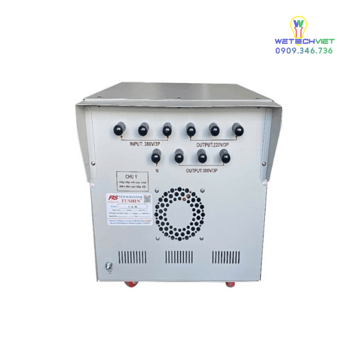 Biến Áp Tự Ngẫu 3 Pha 440V/220V 10Kva Fushin - Thông Dụng S.iial1-3P-10K44/22 - Hình Ảnh 2