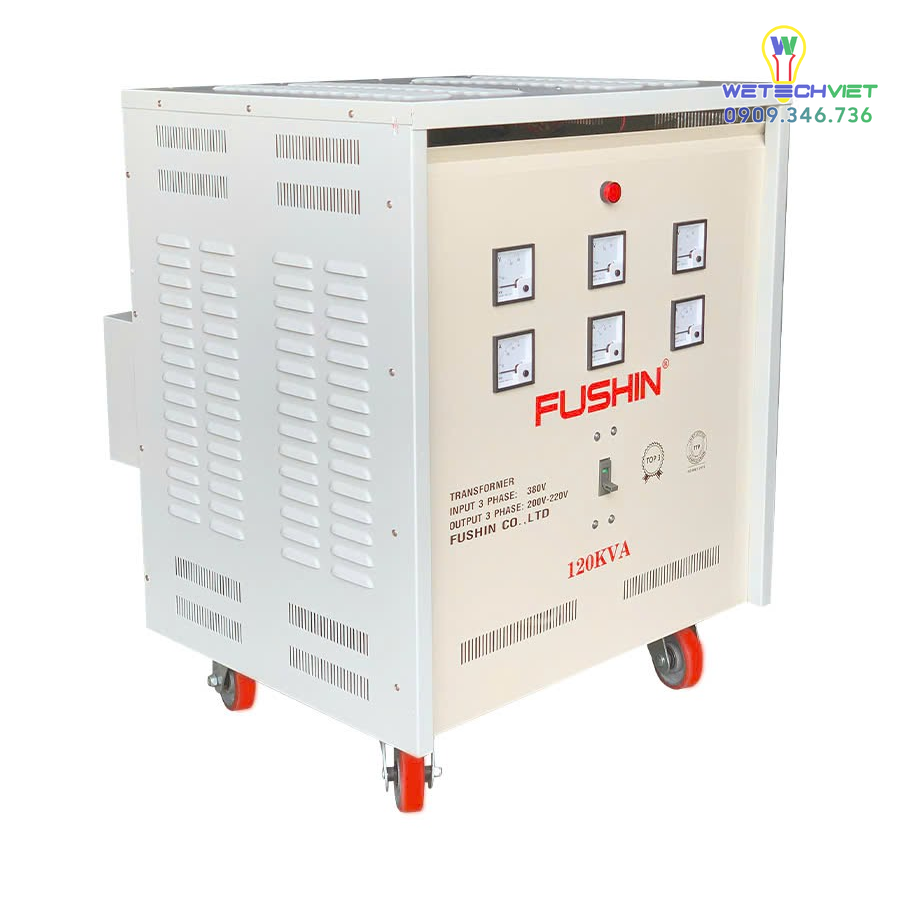 Biến Áp Tự Ngẫu 3 Pha 440V/220V 120Kva Fushin - Thông Dụng S.iial1-3P-120K44/22 6 S.iial1-3P-120K44/22