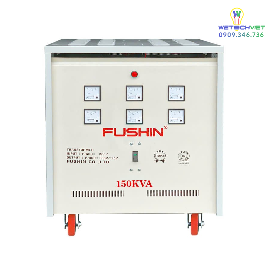 Biến Áp Tự Ngẫu 3 Pha 440V/220V 150Kva Fushin - Thông Dụng S.iial1-3P-150K44/22 6 S.iial1-3P-150K44/22