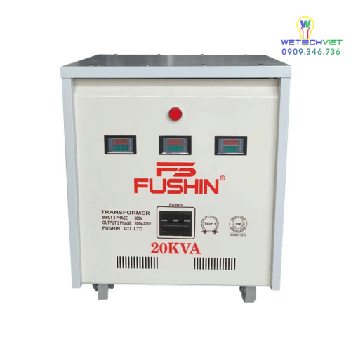 Biến Áp Tự Ngẫu 3 Pha 440V/220V 20Kva Fushin - Thông Dụng S.iial1-3P-20K44/22