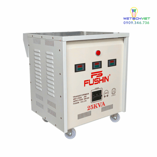 Biến Áp Tự Ngẫu 3 Pha 440V/220V 25Kva Fushin - Thông Dụng S.iial1-3P-25K44/22 - Hình Ảnh 2
