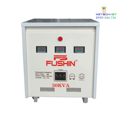 Biến Áp Tự Ngẫu 3 Pha 440V/220V 30Kva Fushin - Thông Dụng S.iial1-3P-30K44/22