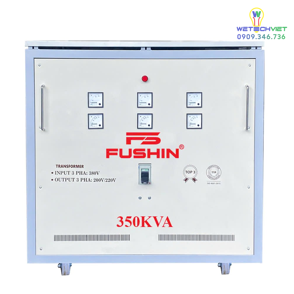Biến Áp Tự Ngẫu 3 Pha 440V/220V 350Kva Fushin - Thông Dụng S.iial1-3P-350K44/22 6 S.iial1-3P-350K44/22