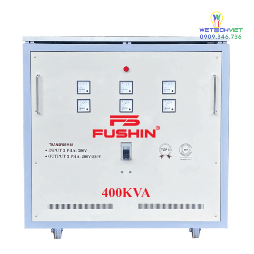 Biến Áp Tự Ngẫu 3 Pha 440V/220V 400Kva Fushin - Thông Dụng S.iial1-3P-400K44/22