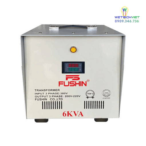Biến Áp Tự Ngẫu 3 Pha 440V/220V 6Kva Fushin - Thông Dụng S.iial1-3P-6K44/22