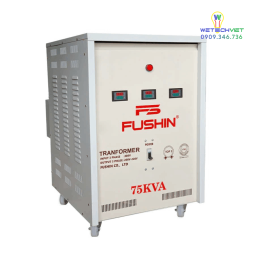 Biến Áp Tự Ngẫu 3 Pha 440V/220V 75Kva Fushin - Thông Dụng S.iial1-3P-75K44/22 - Hình Ảnh 2