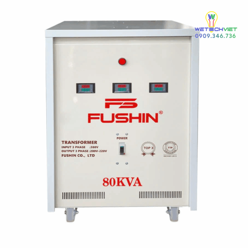 Biến Áp Tự Ngẫu 3 Pha 440V/220V 80Kva Fushin - Thông Dụng S.iial1-3P-80K44/22
